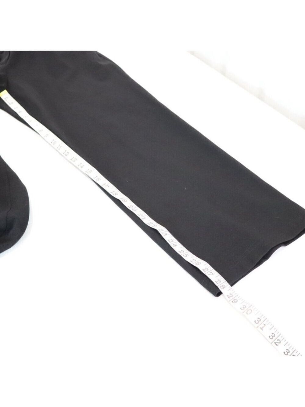Eileen Fisher Womens Black Ponte Knit Wide Leg Pants Size Large Career Office - Picture 7 of 8